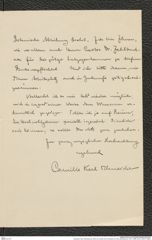 Nachlass Franz Steindachner, Brief von Camillo Karl Schneider an Franz Steindachner (10.01.1908), Inv.Nr. 460.01, Seite 2